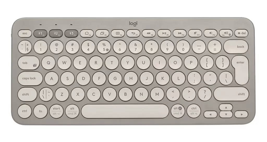 Tastatură Logitech K380, nisip