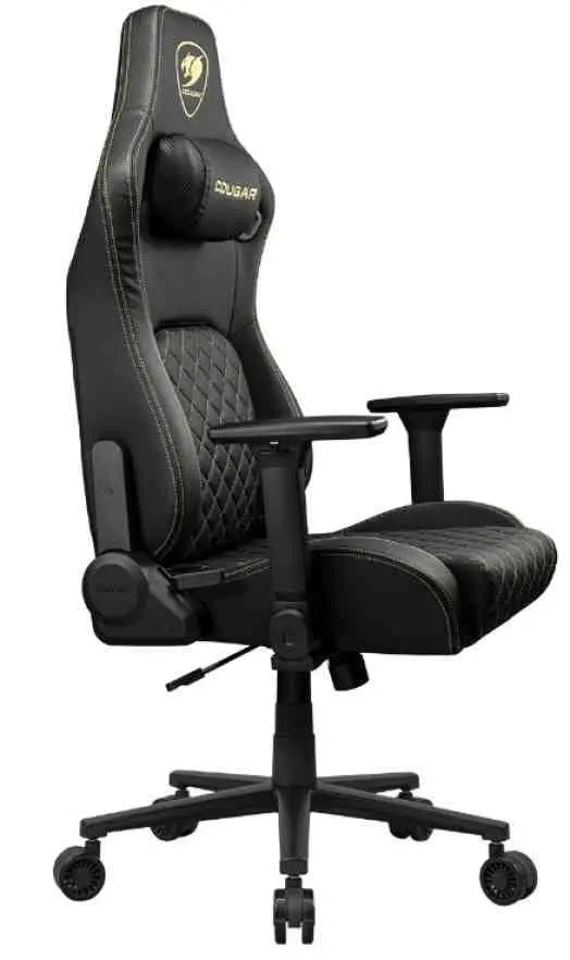 Scaun gaming Cougar Defensor Gold, negru/auriu
