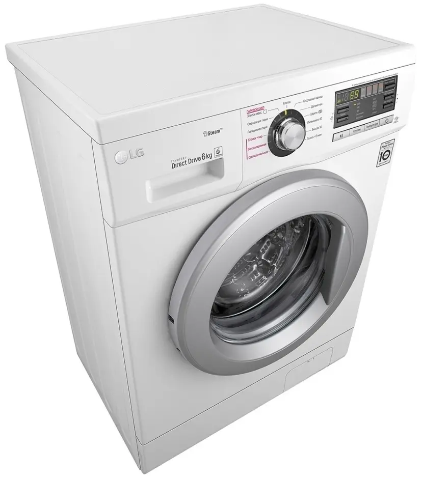 Maşină de spălat rufe LG F12M7NDS1, alb