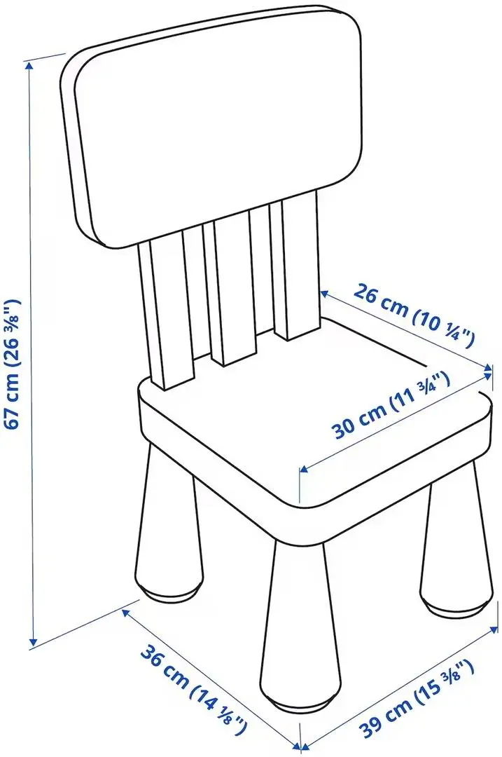 Scaun pentru copii IKEA Mammut, verde