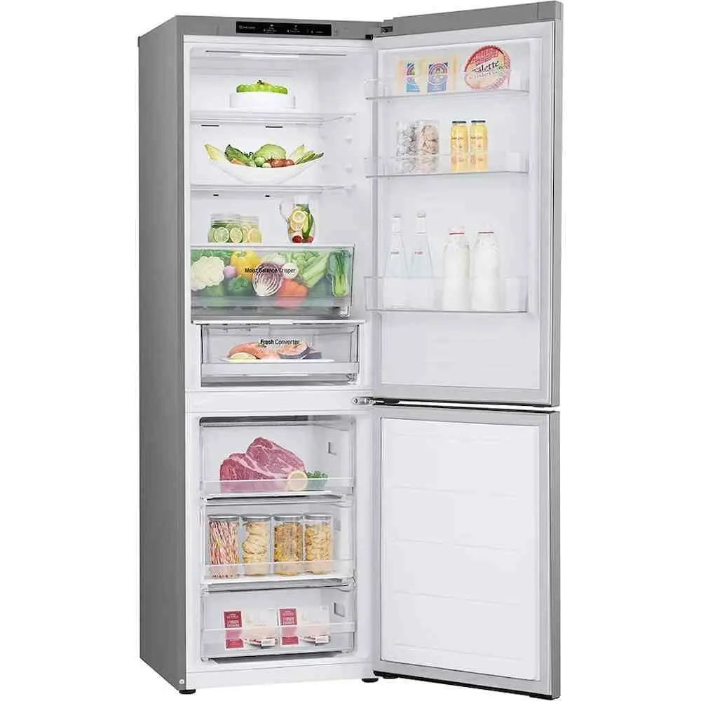 Холодильник LG GBV3100CPY, серебристый