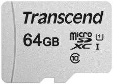 Карта памяти Transcend microSDXC 300S, 64GB