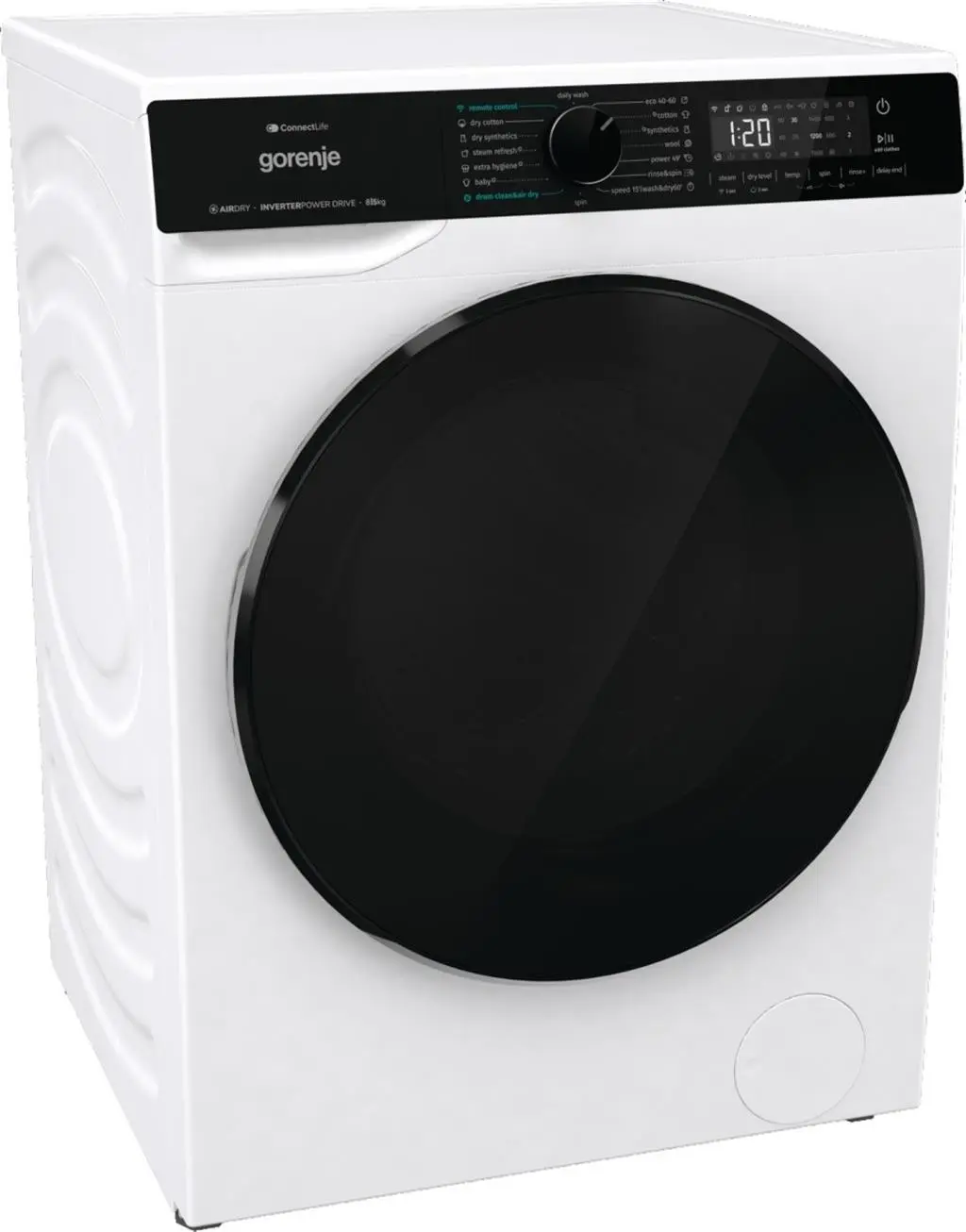 Maşină de spălat rufe Gorenje WD2PA854ADW, alb pe tehnoparc.md Maşină de spălat rufe Gorenje WD2PA854ADW, alb