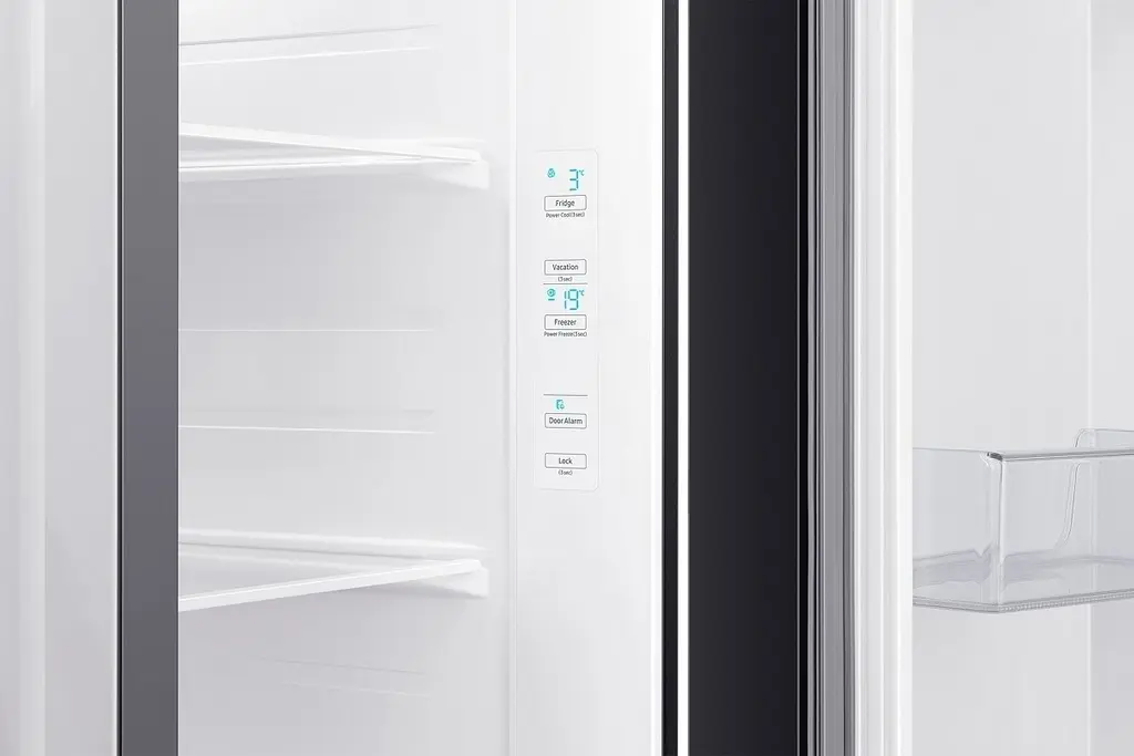 Frigider Samsung RS62R50314G/UA, auriu pe tehnoparc.md Frigider Samsung RS62R50314G/UA, auriu