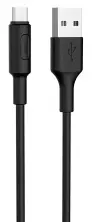 Cablu USB Hoco X25 Soarer Micro, negru