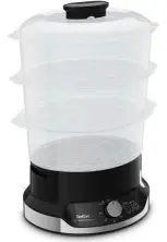 Aparat de gătit cu aburi Tefal VC204810, negru pe tehnoparc.md Aparat de gătit cu aburi Tefal VC204810, negru