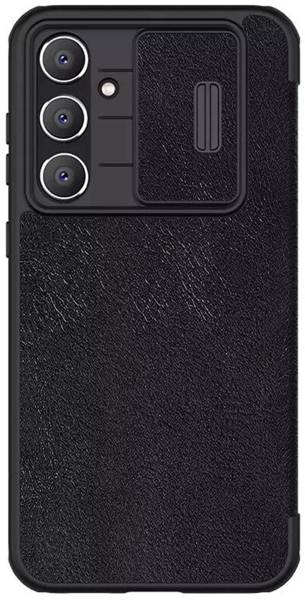 Husă de protecție Nillkin Samsung S23 FE Qin Pro LC, negru pe tehnoparc.md Husă de protecție Nillkin Samsung S23 FE Qin Pro LC, negru