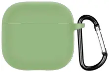 Husă pentru căști Helment Case Silicone Airpods 4 (AIRPOD4PG), verde pe tehnoparc.md Husă pentru căști Helment Case Silicone Airpods 4 (AIRPOD4PG), verde