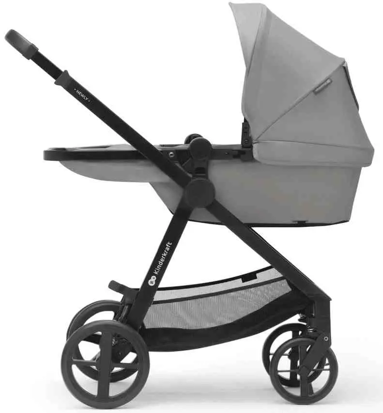 Коляска KinderKraft Newly 3in1 Mink Pro, серый