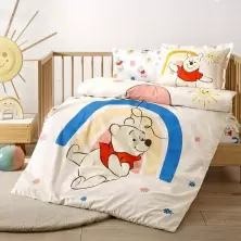 Lenjerie de pat pentru copii TAC Tac Disney Winnie The Pooh Balloon