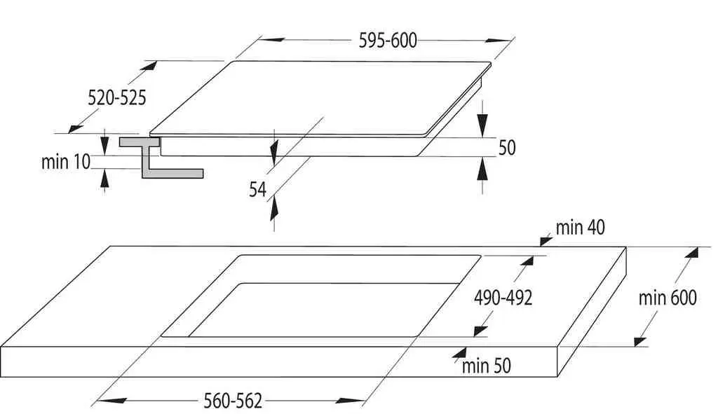Индукционная панель Gorenje GI6432BSCWF, черный
