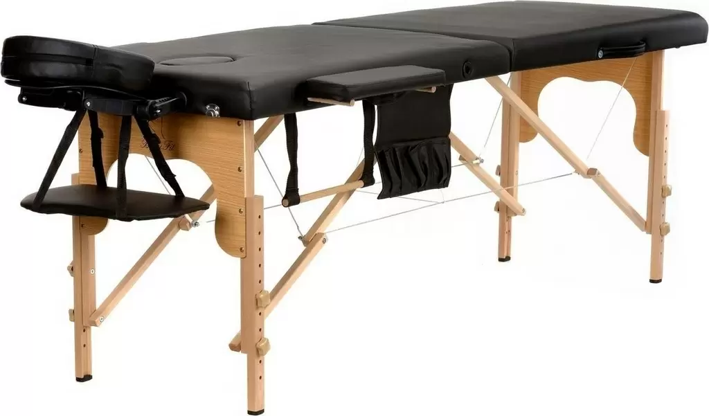 Masă de masaj cu 2 secţiuni BodyFit 460, negru