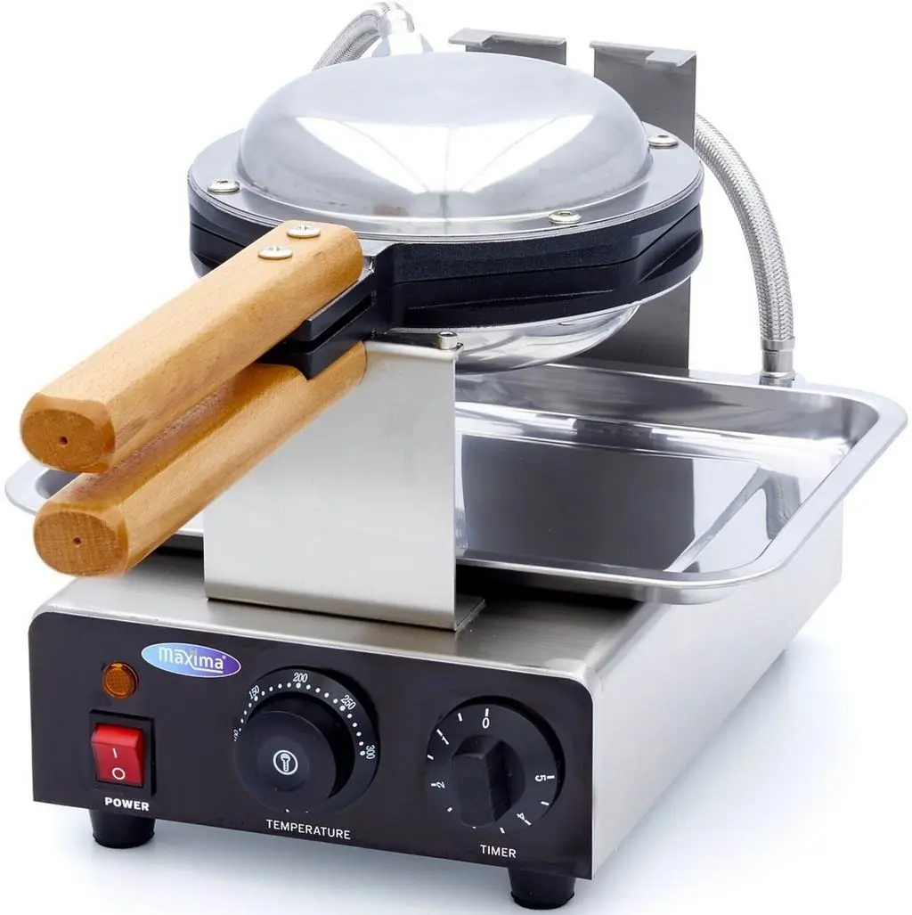Aparat pentru vafe Maxima 09374210, negru/inox