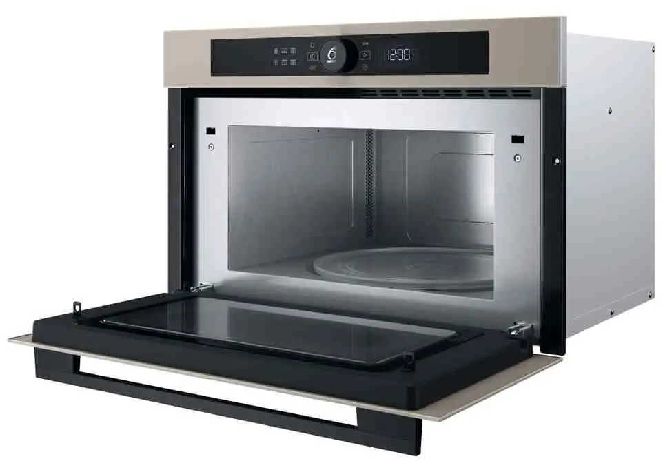 Cuptor cu microunde incorporabil Whirlpool WMD54MBG, bej