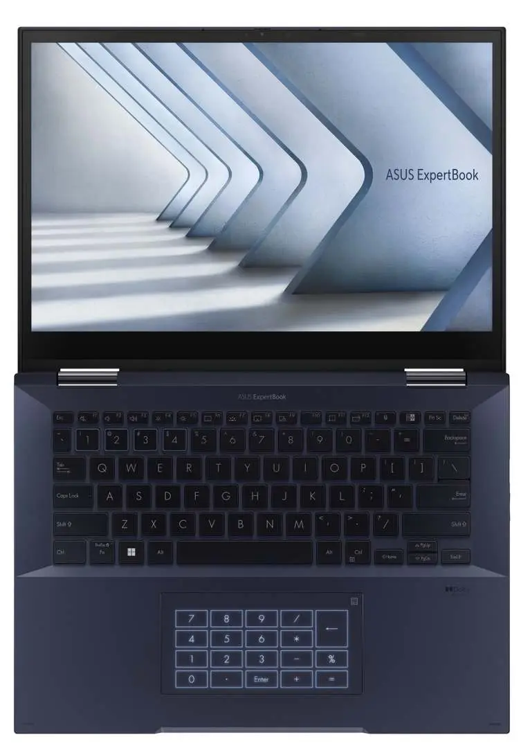 Laptop Asus ExpertBook B7 Flip B7402FVA (14"/WQXGA/Core i7-1360P/16GB/1TB/Intel Iris Xe), negru
