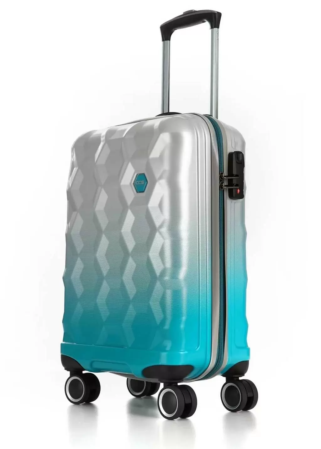 Комплект чемоданов CCS 5226 Set, серый/синий