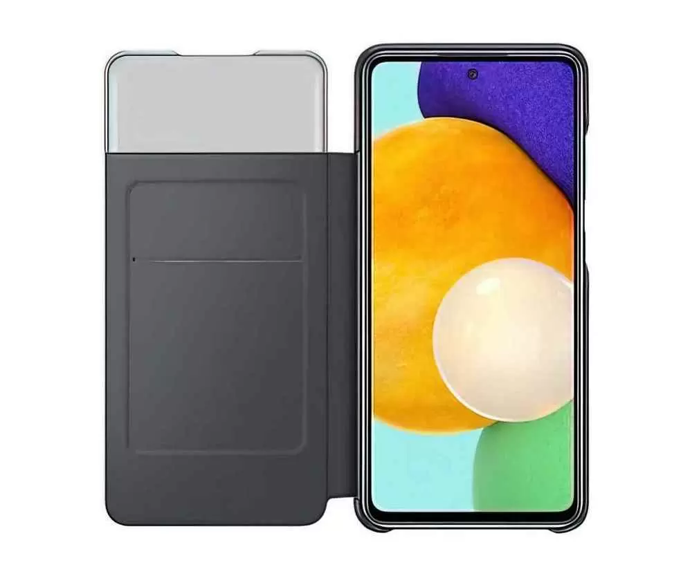 Чехол Samsung S View Wallet Cover Galaxy A52, черный