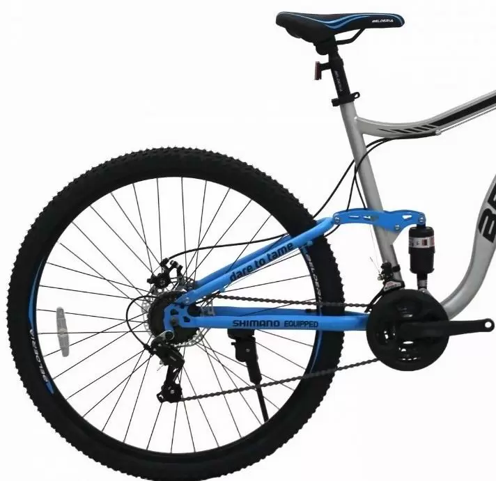 Bicicletă Belderia Camp XC 200 Double Suspension R29 GD-SKD, gri/albastru