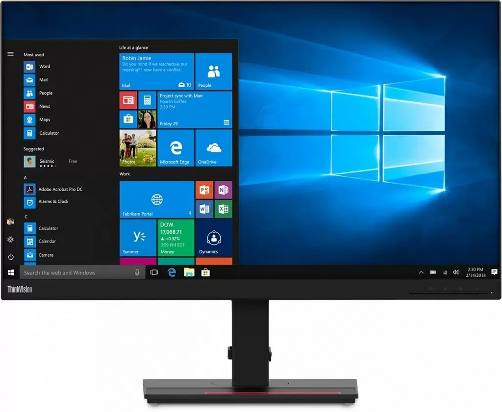 Monitor Lenovo ThinkVision T27h-20, negru