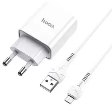 Încărcător Hoco C81A Asombroso Micro-USB, alb