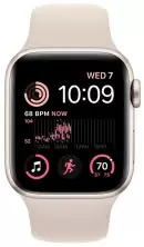 Умные часы Apple Watch SE 44mm, корпус из алюминия, спортивный ремешок сияющая звезда