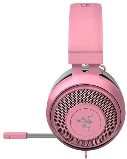 Căşti Razer Kraken Quartz, roz