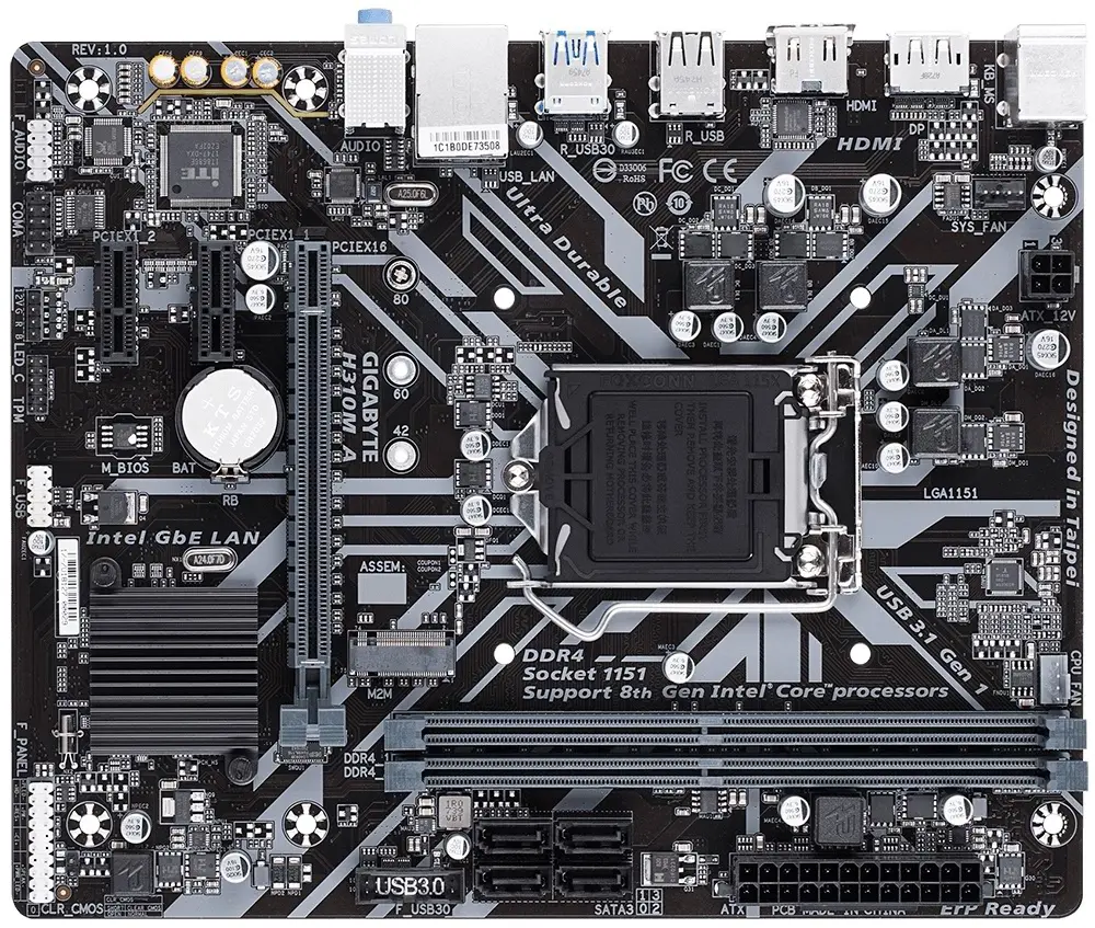 Placă de bază Gigabyte H310M A 1.0