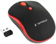 Мышка Gembird MUSW-4B-03-R, черный/красный