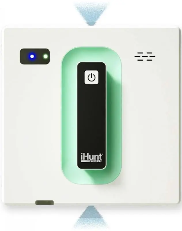 Robot pentru curățarea ferestrelor iHunt Smart Window 4 Supreme Twin Spray, alb/verde