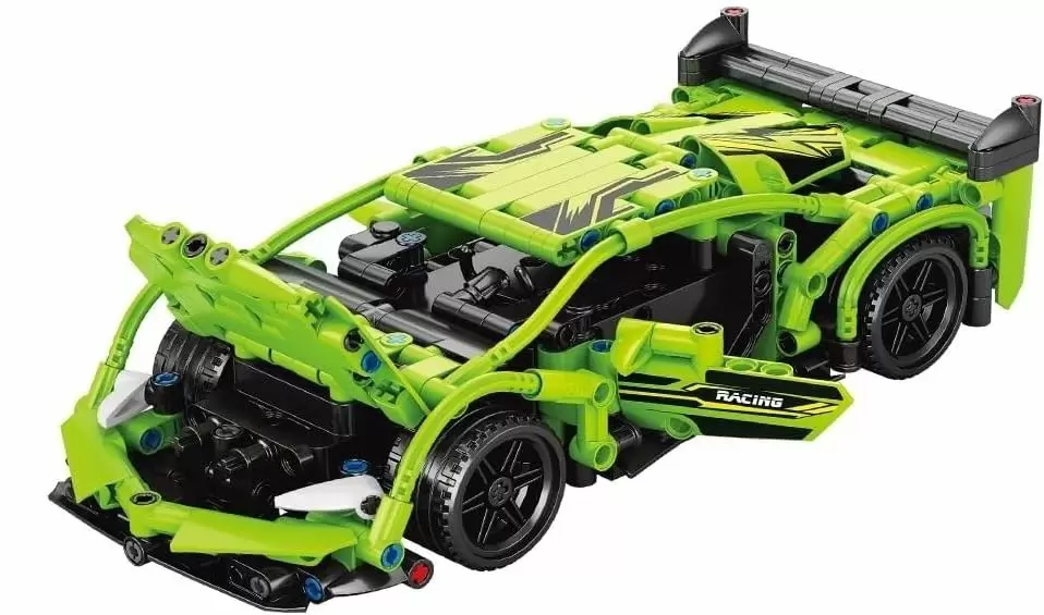 Constructor cu telecomandă Pingao Lamborghini 428 pcs, verde