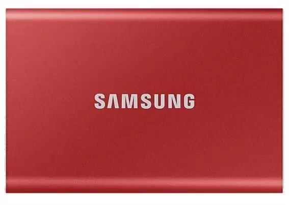 Внешний SSD Samsung Portable T7 2ТБ, красный
