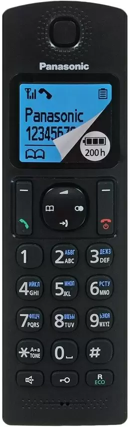 Радиотелефон Panasonic KX-TGC310UCR, черный/красный