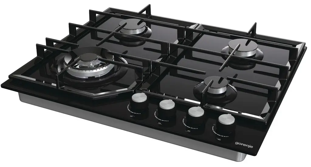 Газовая панель Gorenje GTW 641 KB, черный на tehnoparc.md Газовая панель Gorenje GTW 641 KB, черный
