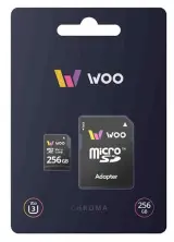 Card de memorie flash WOO MicroSD 256GB UHS-I U3 V30 + SD Adapter pe tehnoparc.md Card de memorie flash WOO MicroSD 256GB UHS-I U3 V30 + SD Adapter