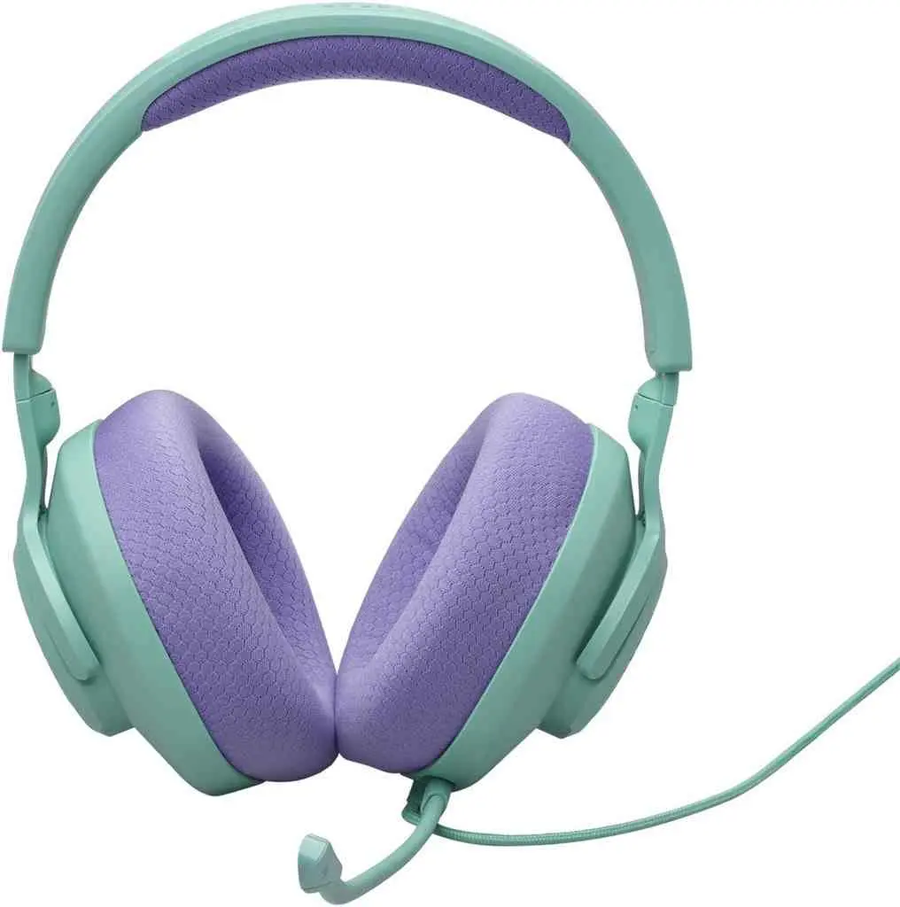 Căşti JBL Quantum 100M2 Cyan, verde/violet