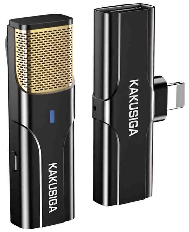 Microfon Kaku KSC-1106 Lightning, negru
