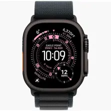 Smartwatch Apple Watch Ultra 3 GPS + Cellular 49mm Black Titanium Case with Black Alpine Loop Medium