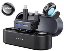Microfon Boya BOYALINK, negru pe tehnoparc.md Microfon Boya BOYALINK, negru