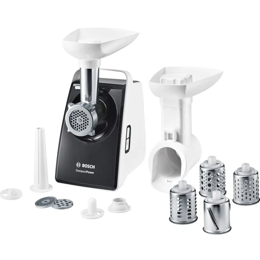 Мясорубка Bosch MFW3640A, белый/черный на tehnoparc.md Мясорубка Bosch MFW3640A, белый/черный