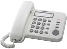 Telefon cu fir Panasonic KX-TS2352UAW, alb