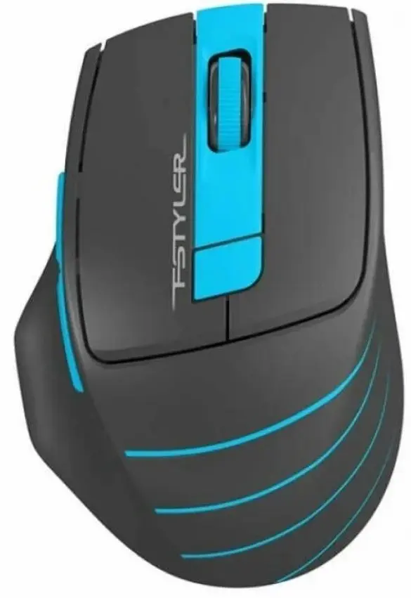 Мышка A4Tech FG30S, черный/синий