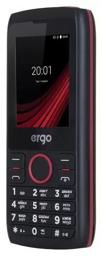 Telefon mobil Ergo F247 Flash Duos, negru