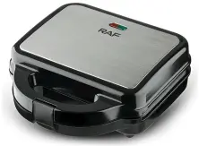 Aparat pentru preparat sandwich Raf R.210B, inox/negru