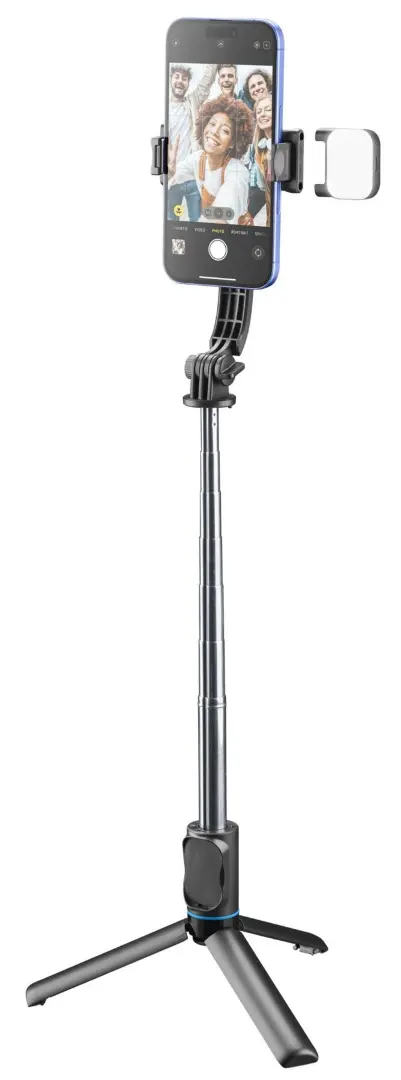 Monopod pentru selfie Cellularline Sparkle, negru pe tehnoparc.md Monopod pentru selfie Cellularline Sparkle, negru
