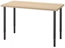 Письменный стол IKEA Lagkapten/Olov 120x60см, беленый дуб/черный