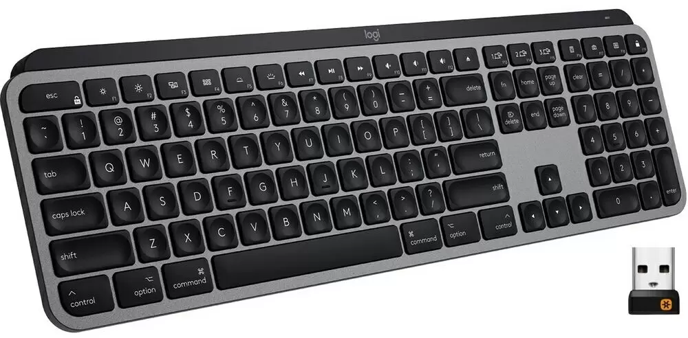 Tastatură Logitech MX Keys for Mac, gri/negru