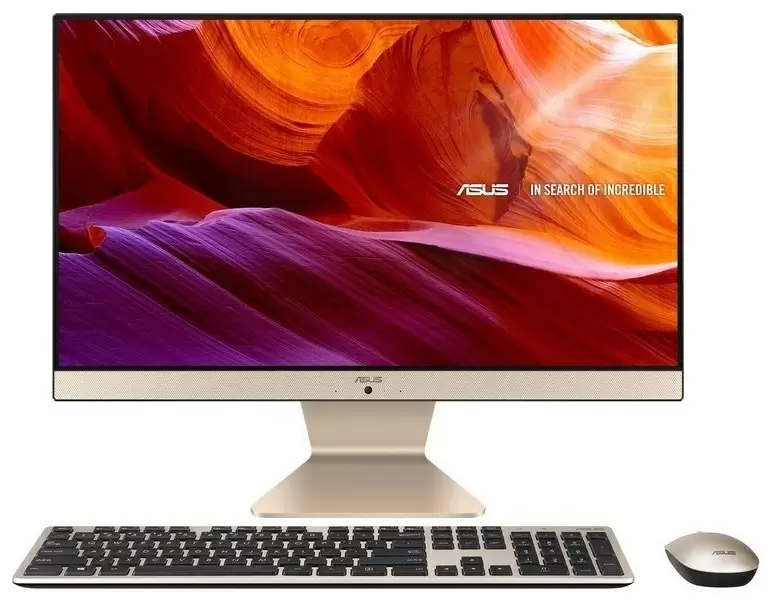 All-in-One Asus V222 (21.5"/FHD/Core i3-10110u/8GB/256GB/Intel UHD), negru/auriu