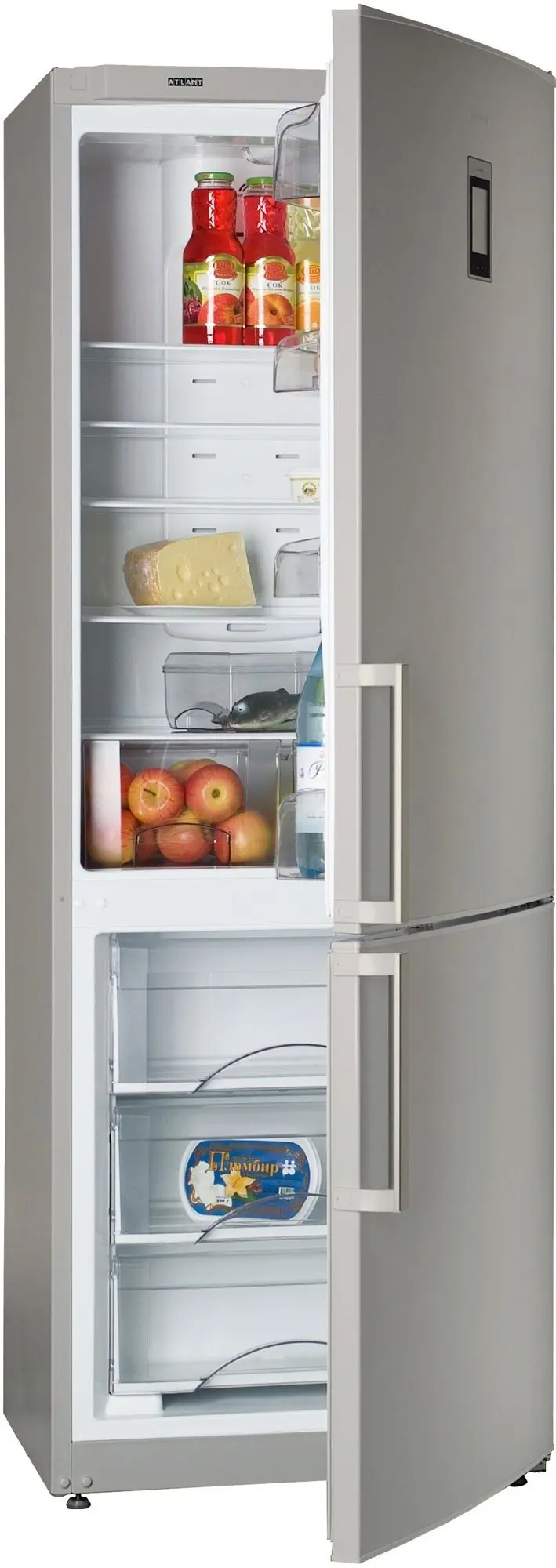 Frigider Atlant XM 4524-180-ND, argintiu