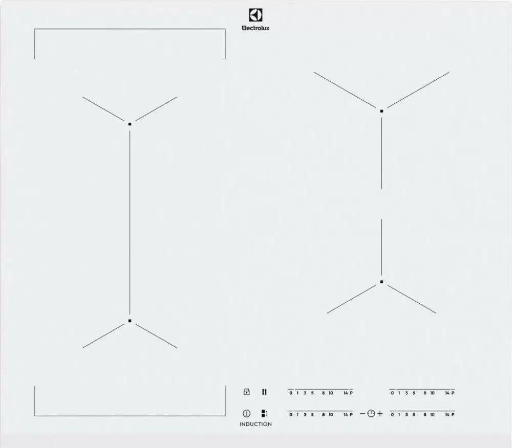 Индукционная панель Electrolux EIV63440BW, белый
