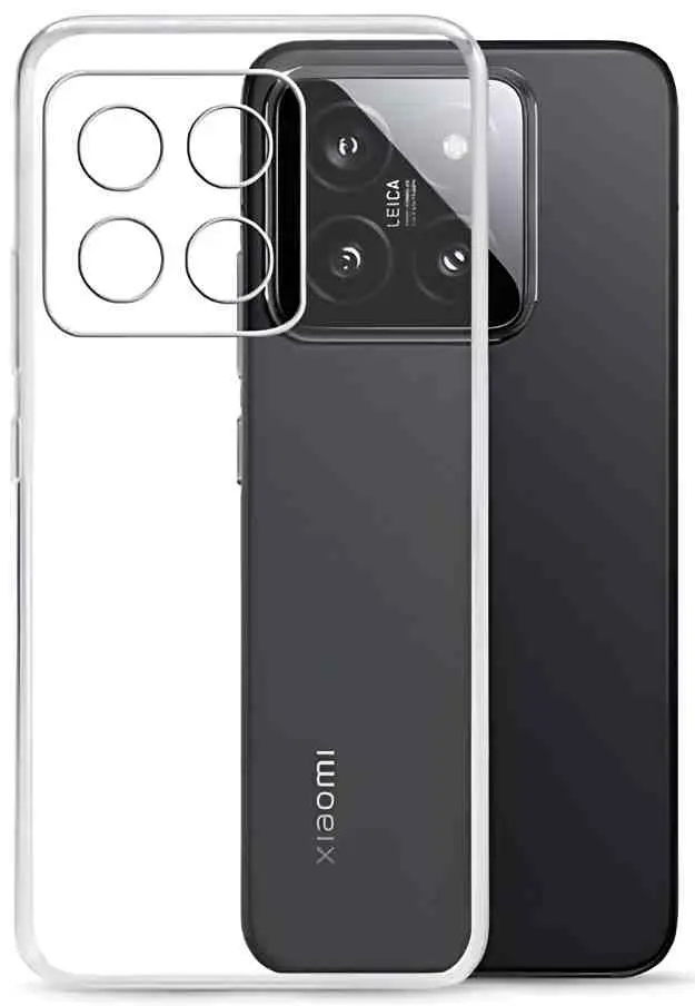 Чехол WOO TPU Soft Xiaomi 14T Pro Clear (WOOCSTPX14TPCL), прозрачный на tehnoparc.md Чехол WOO TPU Soft Xiaomi 14T Pro Clear (WOOCSTPX14TPCL), прозрачный